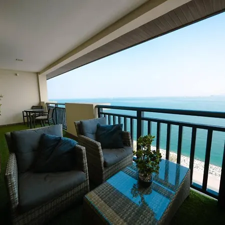 Palm Apt. With Burj Al Arab View Dubai Esterno foto