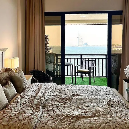 Palm Apt. With Burj Al Arab View Dubai Esterno foto
